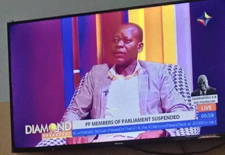 PIC Zambia spokesperson featured on Diamond TV discussing governance issues
