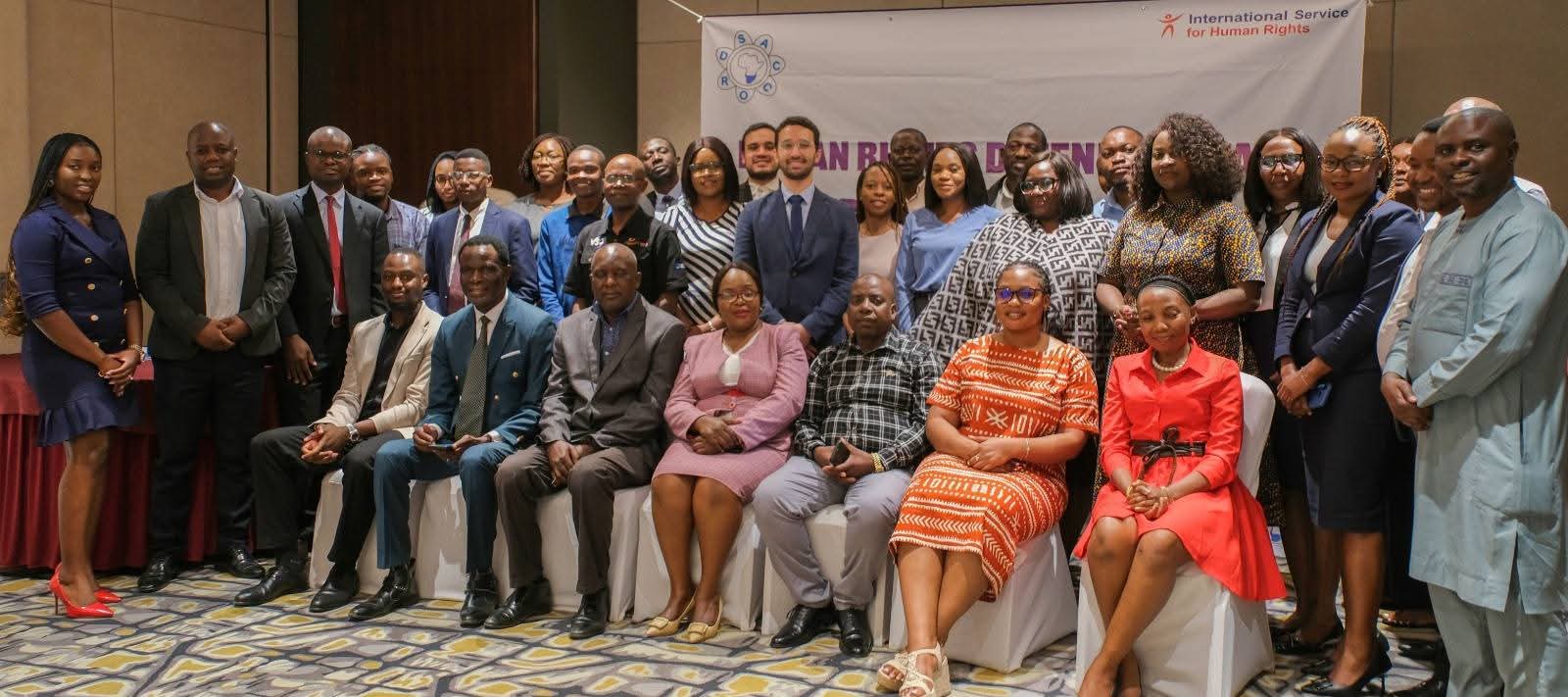 PIC Zambia delegates at a human rights defenders conference in Lusaka