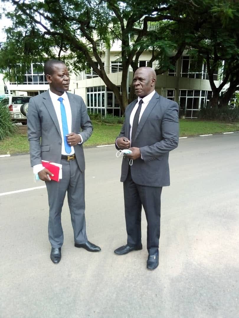 PIC Zambia officials at a government building in Lusaka